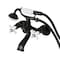 Kingston Brass Tub Wall Mount Clawfoot Tub Faucet with Hand Shower, Matte Black KS265PXMB - alternate 1